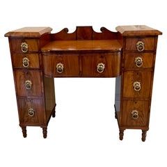 Rare Antique Regency Quality Mahogany Secretaire Sideboard