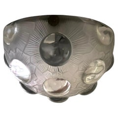 Rare Antiquities Rene Antiques Soleil French Art Glass Flush Mount Chande Light F