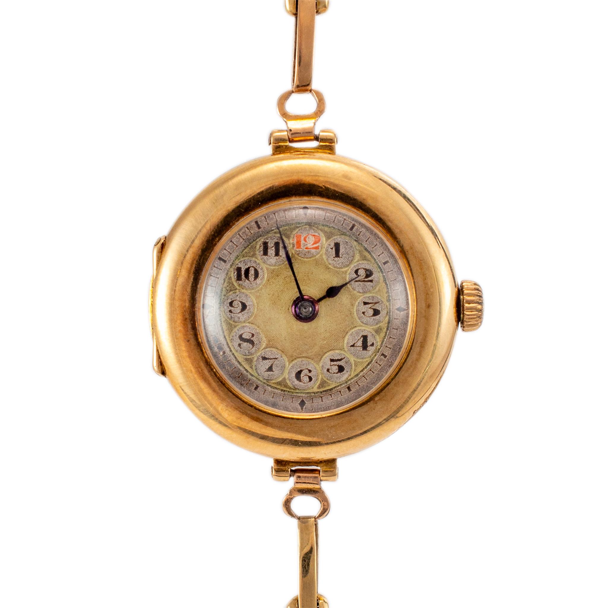 Marke: Rolex 

Geschlecht: Damen 

Metall Typ: 15K und 14K Gelbgold

Durchmesser: 26,00 mm

Gewicht: 19,19 Gramm

Eine Damenuhr aus 15K Gelbgold von ROLEX Swiss-made. Das Metall des Gehäuses wurde getestet und es wurde festgestellt, dass es sich um