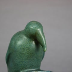 Rare Antique Rookwood Art Pottery Figural Bird Inkwell, Dated 1920