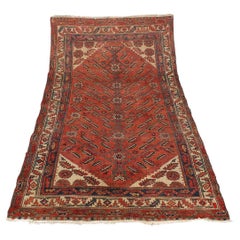 Tappeto antico raro Tappeto orientale caucasico Tappeto fatto a mano Tappeto rustico curdo