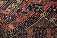 Rare Antique Rug Caucasian Rug Karabagh Handmade Carpet Oriental Rugs for Sale
