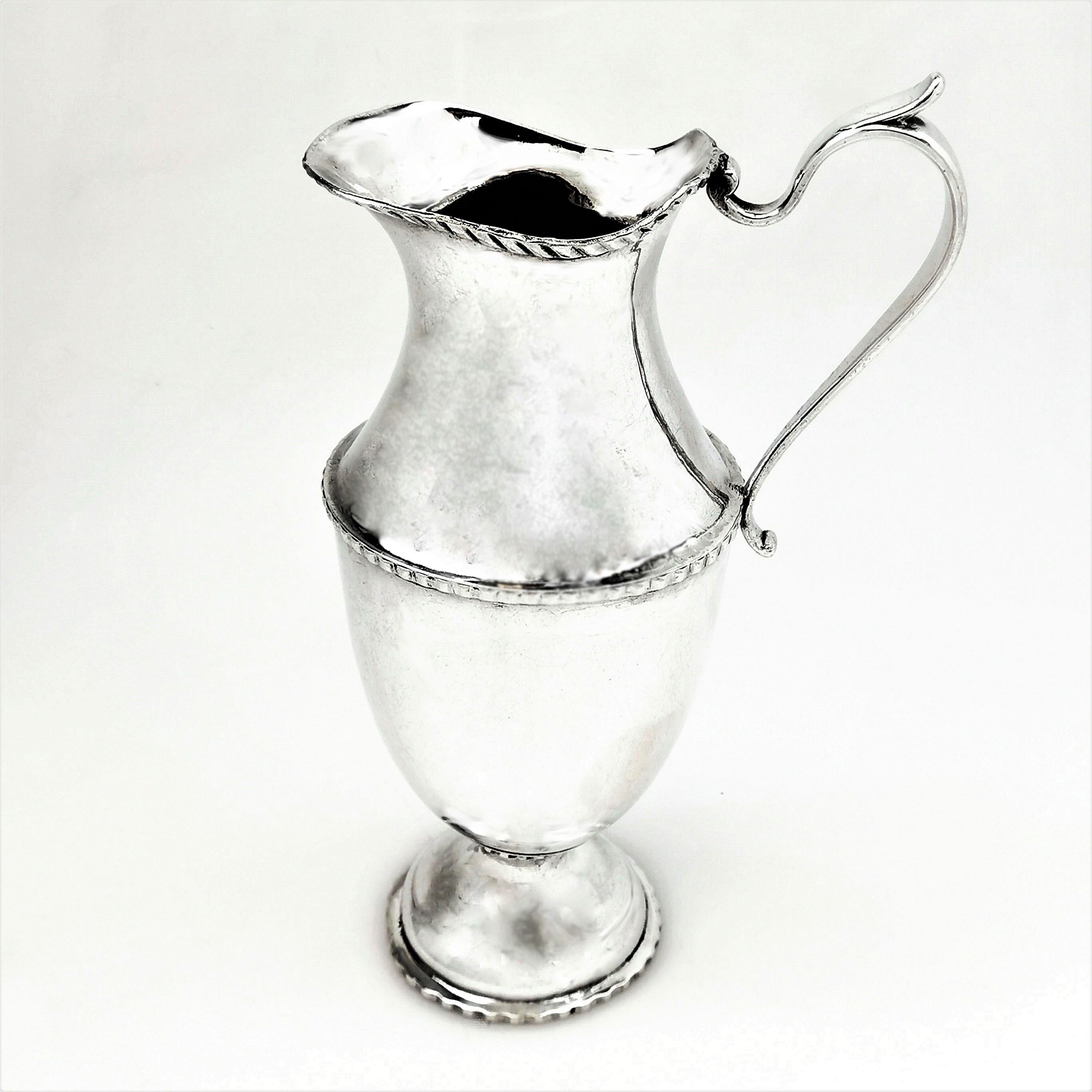 Rare Antique Russian Silver Ewer and Basin / Jug and Bowl, Moscow, 1786 1