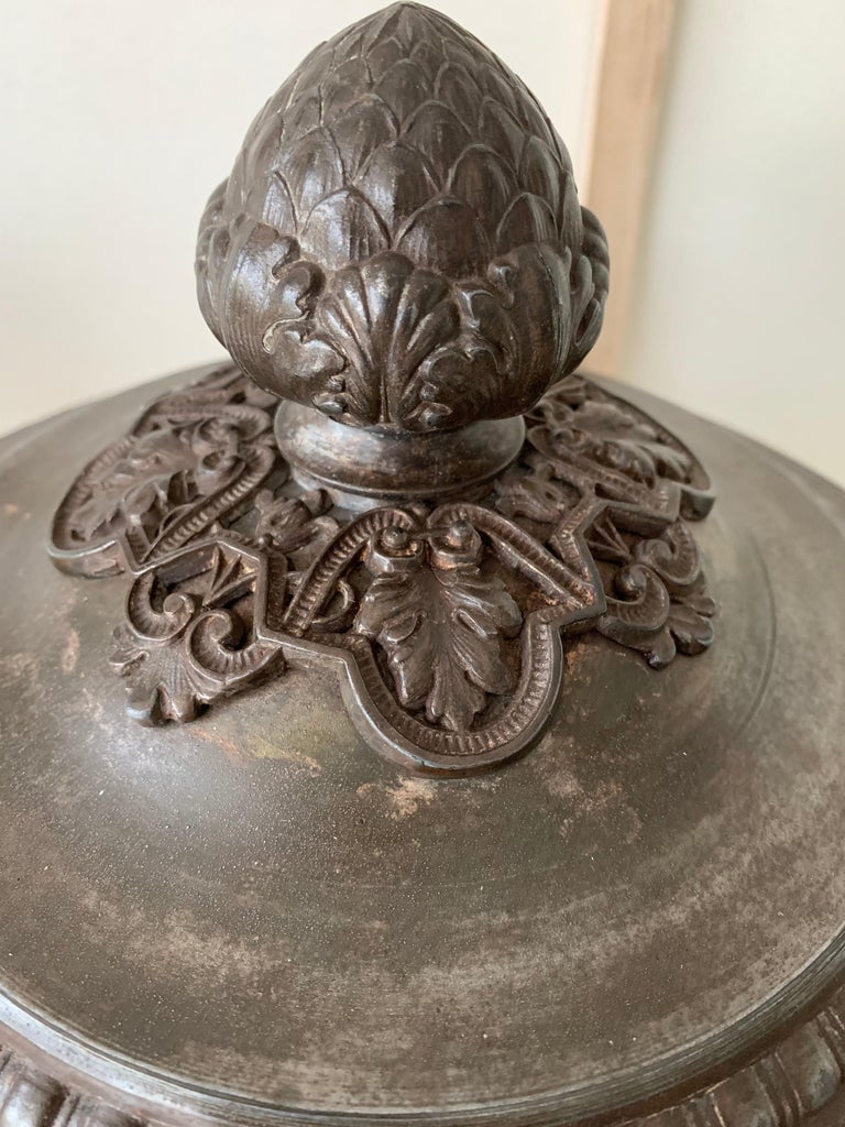 Rare Antique and Sculptural Copper and Metal Coal Kettle / Fire Extinguisher at 1stDibs