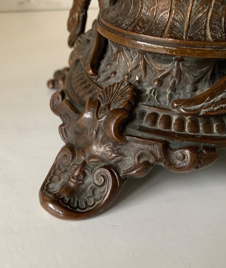 Rare Antique and Sculptural Copper and Metal Coal Kettle / Fire Extinguisher at 1stDibs