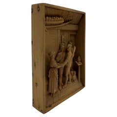 Rare antique sculpture from the Black Forest, 19th century