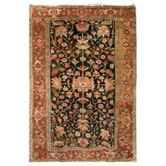 Rare Antique Serapi Heriz Rug