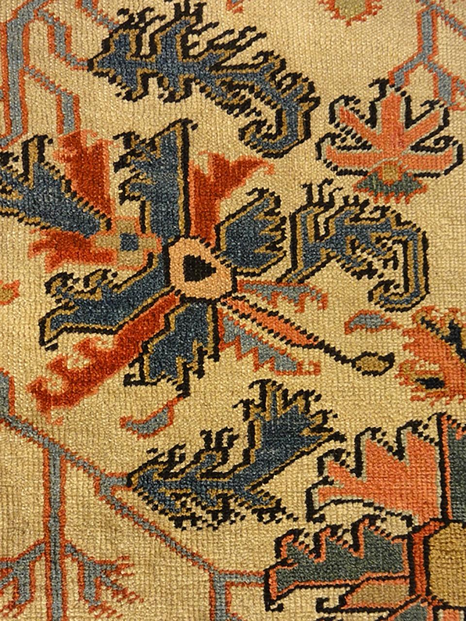 Perse Rare tapis ancien Serapi en vente