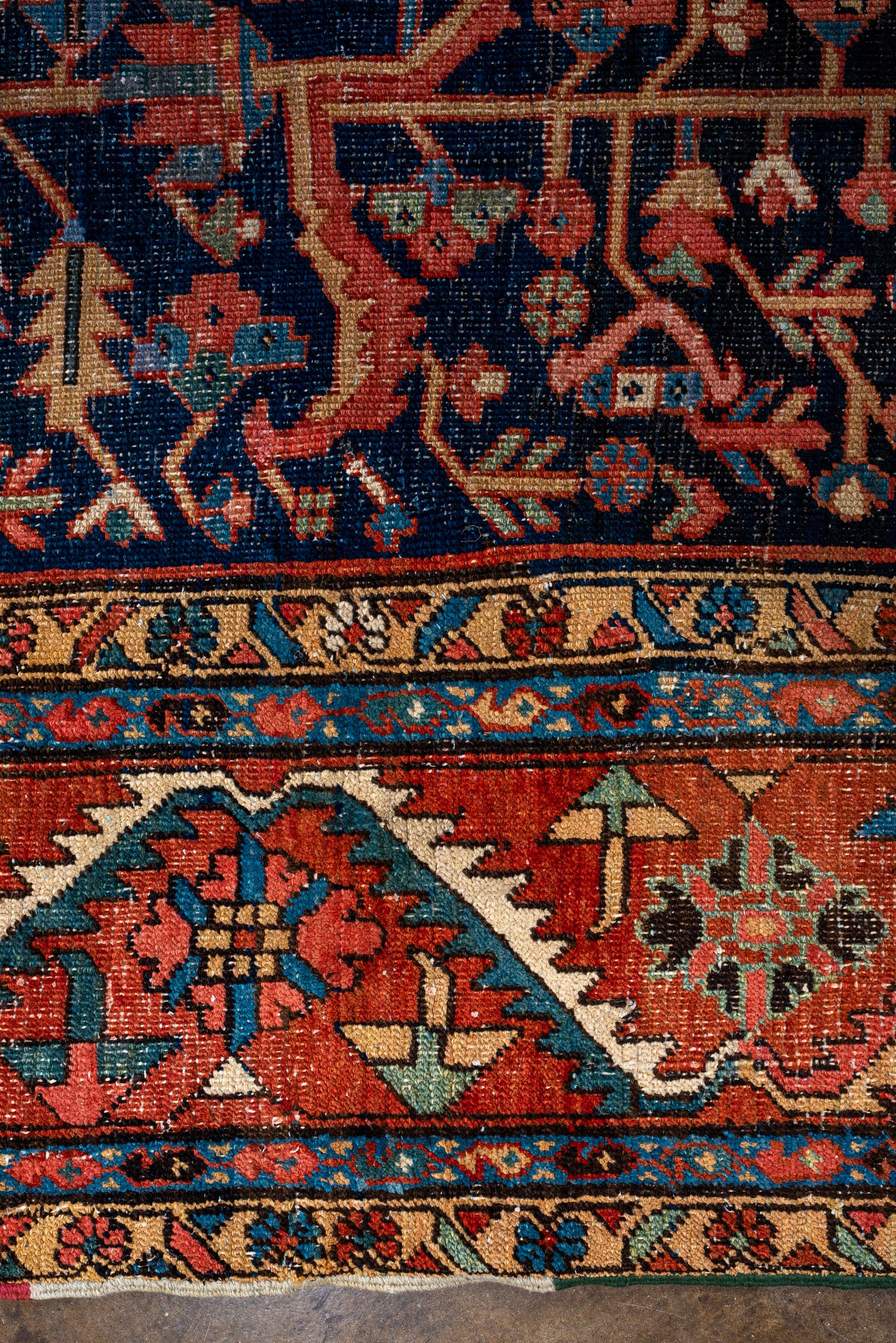 Rare Antique Serapi Rug In Good Condition For Sale In New York, NY