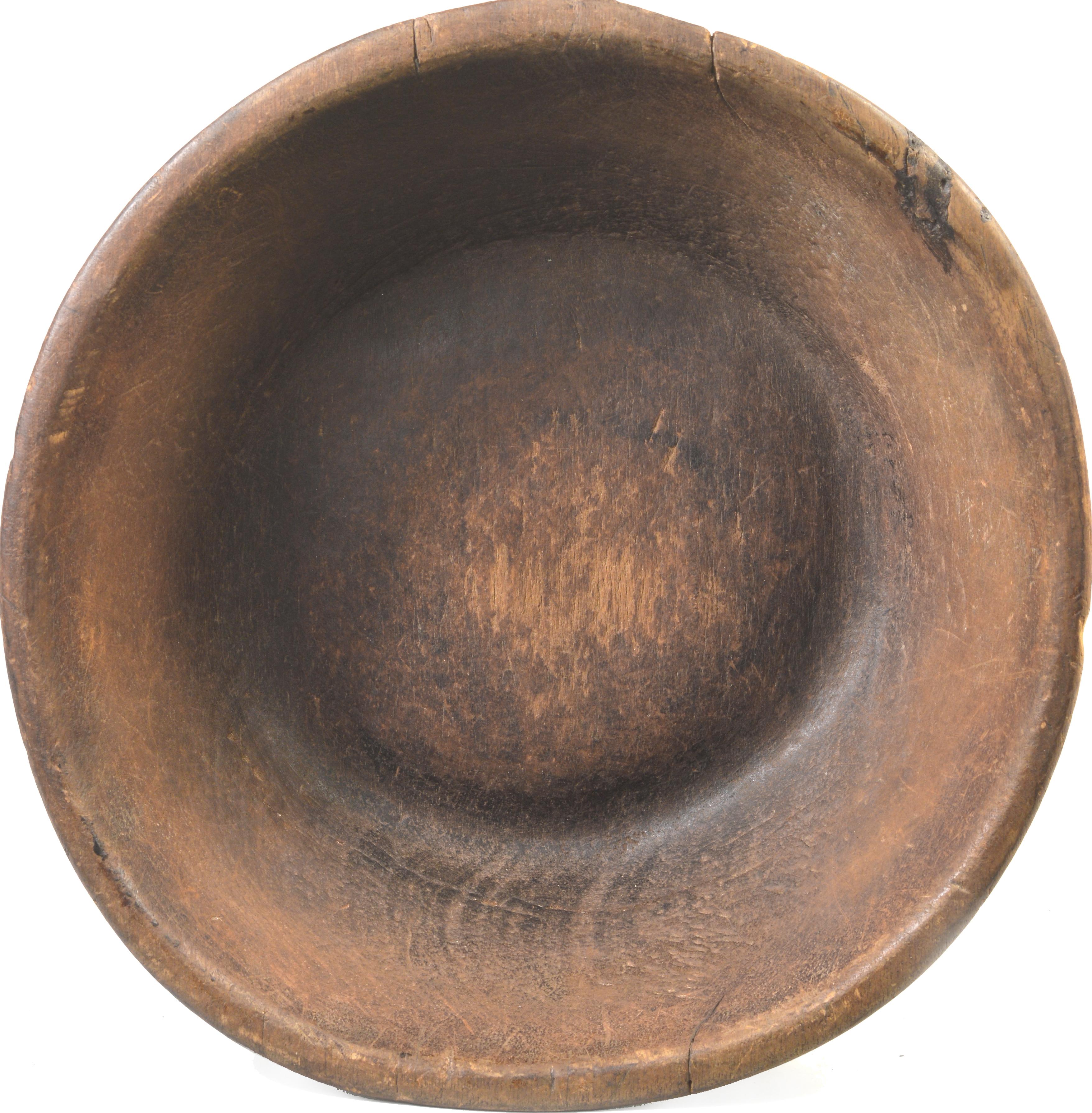 Carved Rare Antique Serving Bowl, Congo Basin For Sale