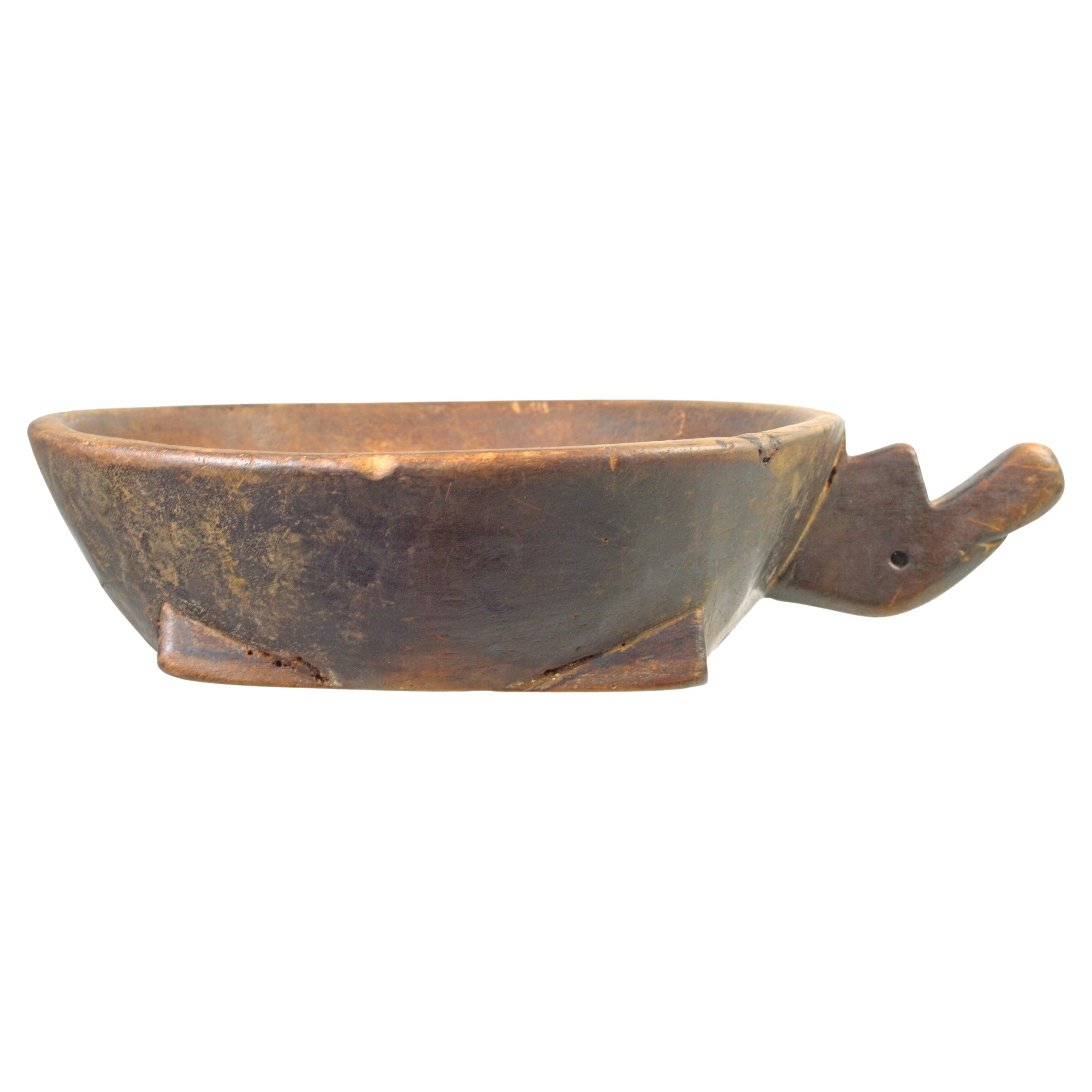 Rare Antique Serving Bowl, Congo Basin For Sale