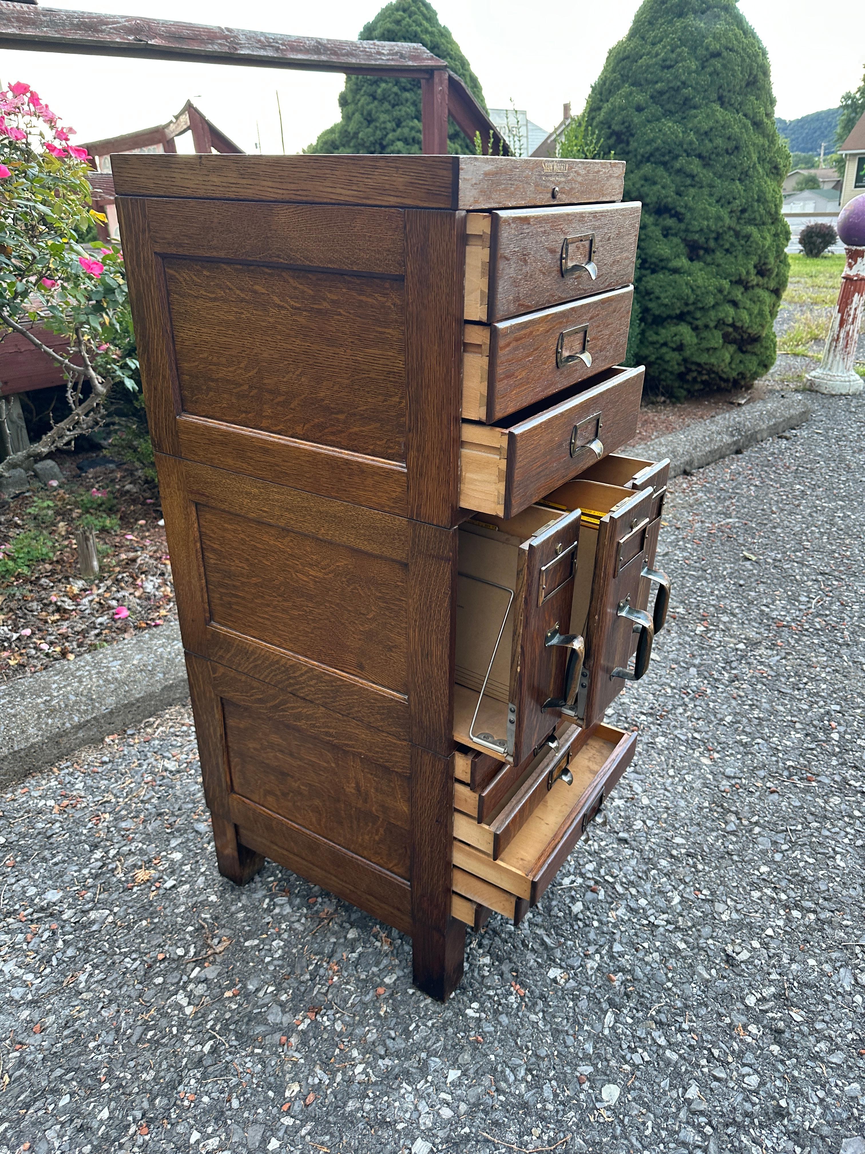 Seltene Antiquitäten   SHAW WALKER   Aktenschrank in voller Größe - W5003            VERKAUF  20% im Angebot 2