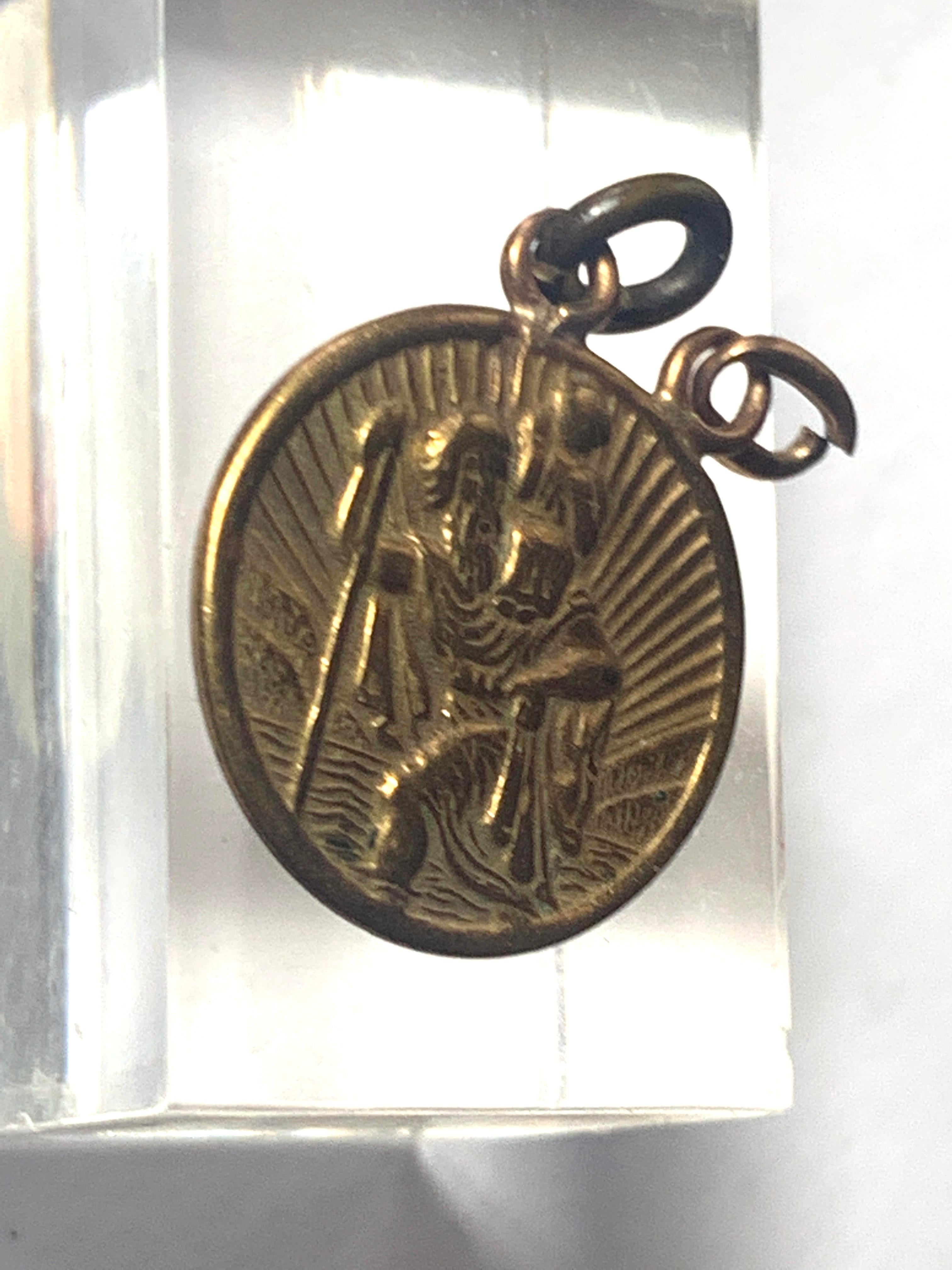 Rare Antique St.Christophers Pendant by Charles Horner of Chester In Good Condition For Sale In London, GB