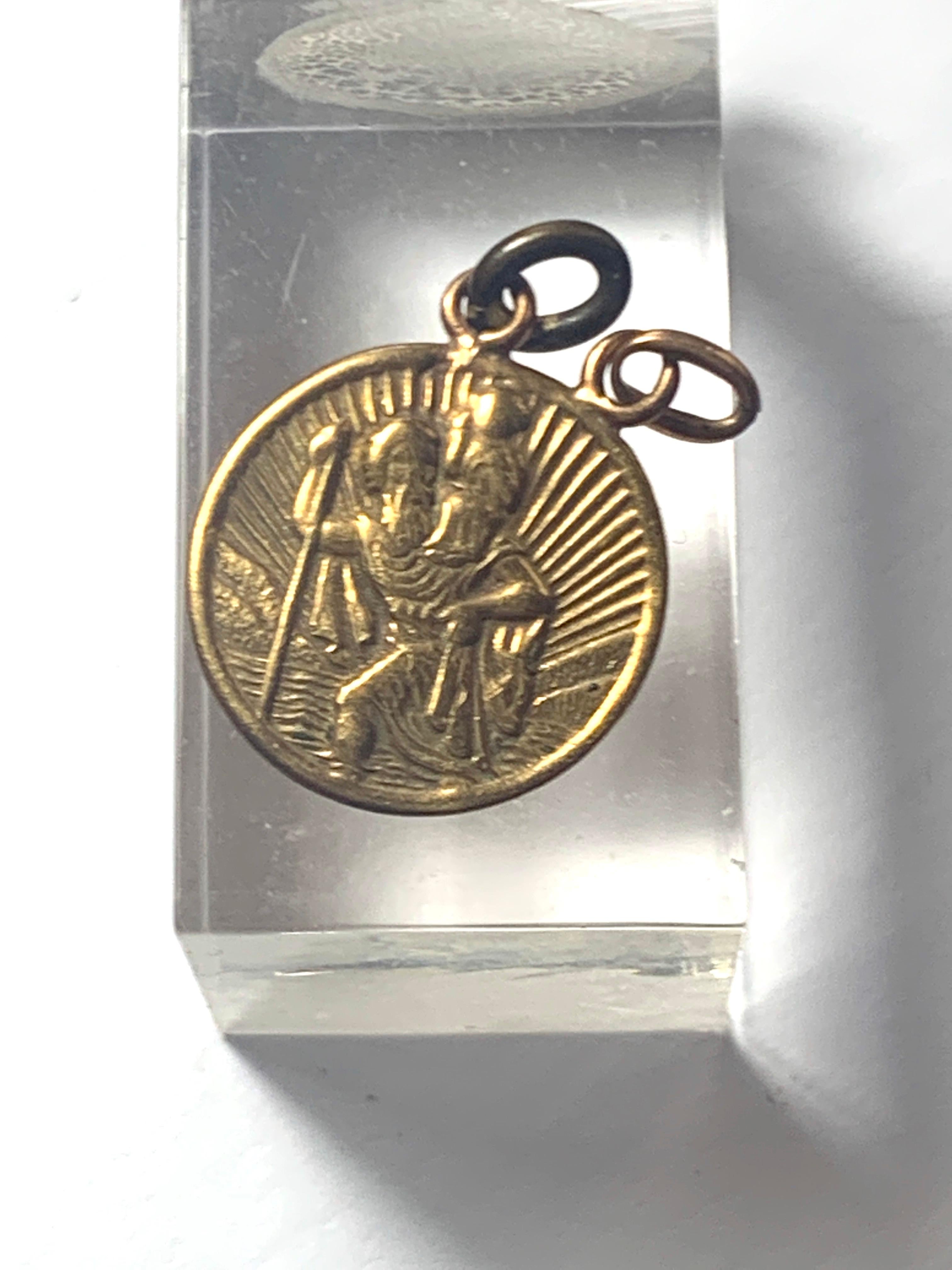 Women's or Men's Rare Antique St.Christophers Pendant by Charles Horner of Chester For Sale