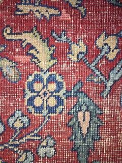 Rare Antique Sultanabad Sampler Rug, Persia