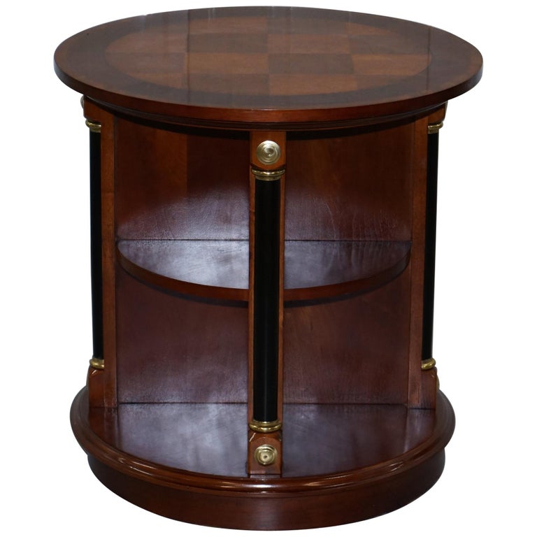 Round Revolving Bookcase For On, Round Bookcase End Table