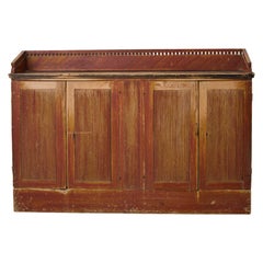 Rare Antique Swedish Wide Sideboard, Genuine Country House Furniture