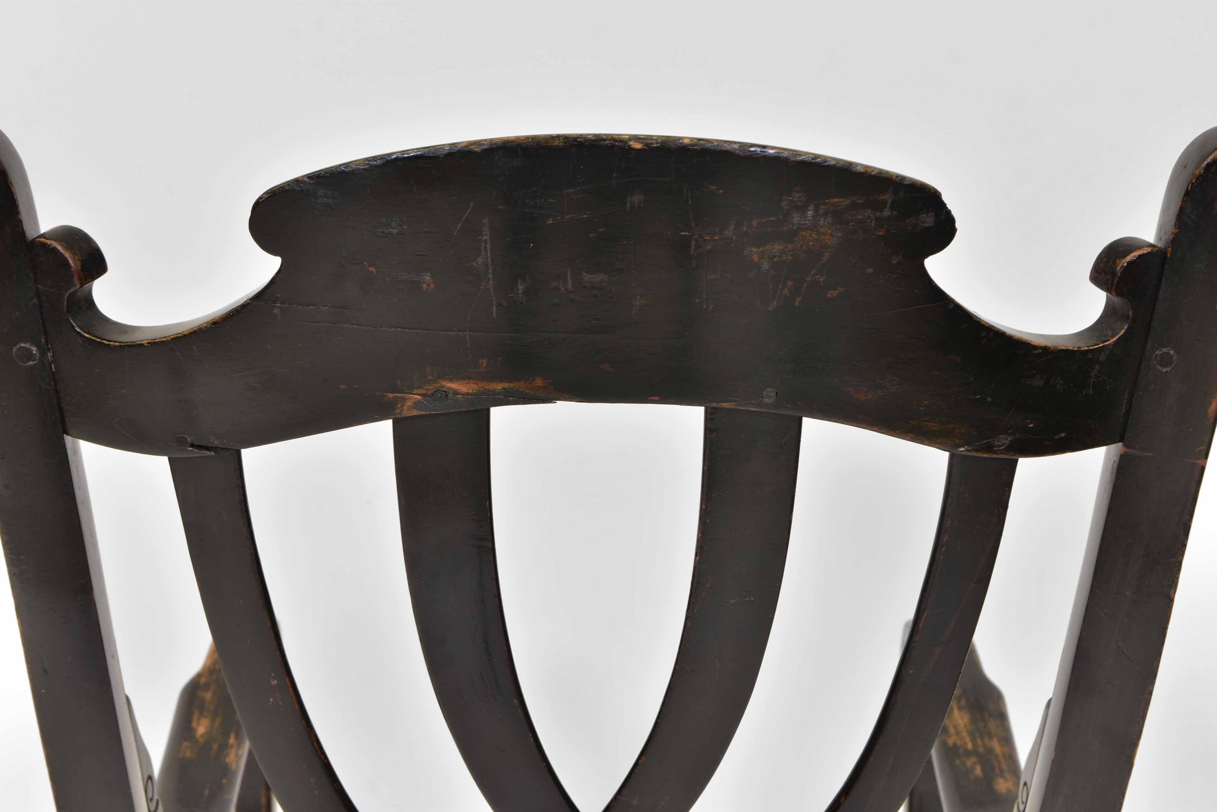 Rare Antique Thonet Art Nouveau Swing Rocking Chair 7401 12