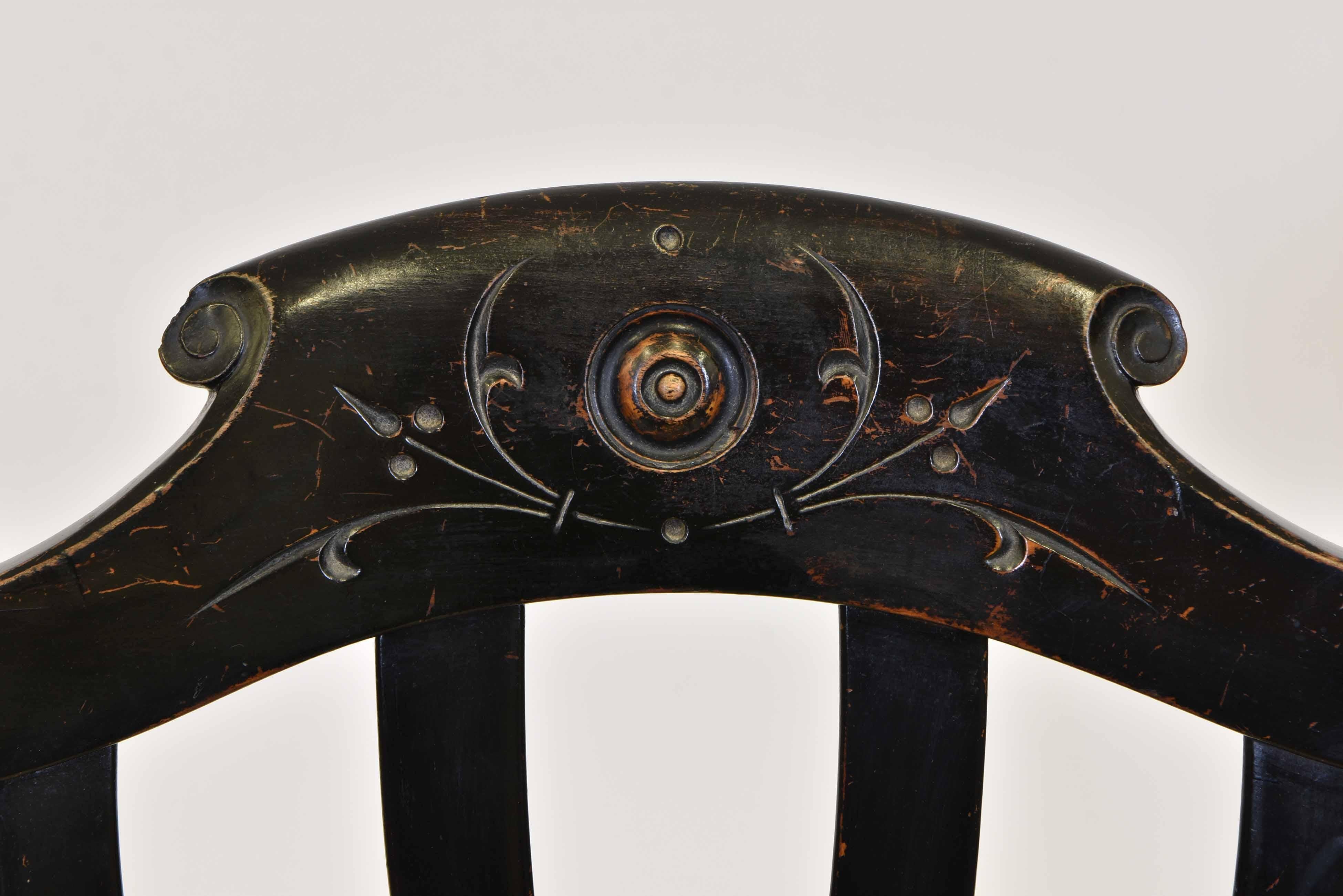 20th Century Rare Antique Thonet Art Nouveau Swing Rocking Chair 7401