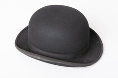 Antique Top Hats Collection, Black Felt & Velvet, London, 1900s