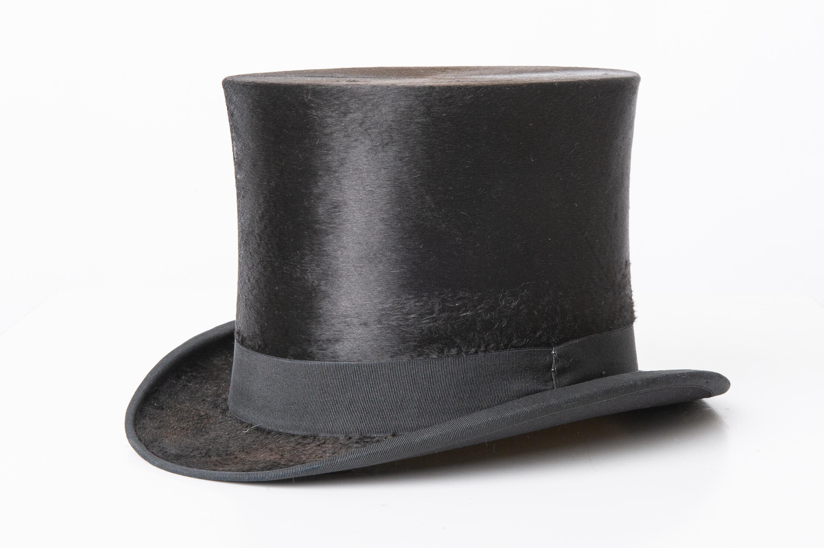 Italian Rare Antique Three Top Hats: Incredible Collection (also Individually) For Sale