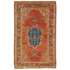 Rare tapis turc ancien Magri 'Fethiye' de 4,2 x 7 pieds, vers 1900