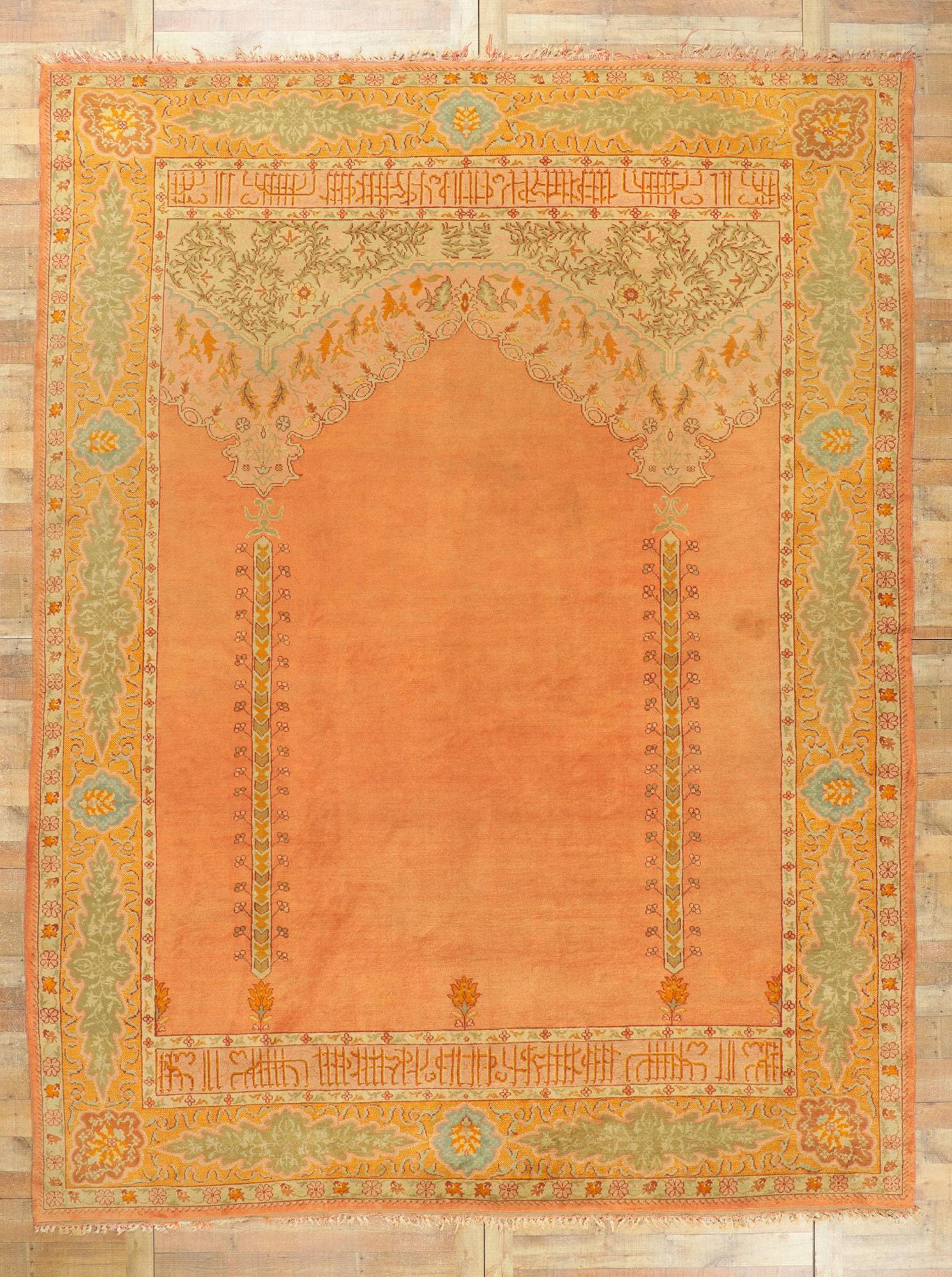 Rare tapis turc ancien d'Oushak d'Anatolie occidentale  en vente 2