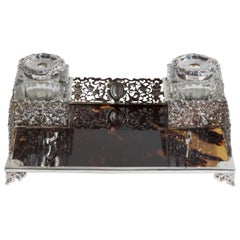 Rare Antique Victorian English Inkwell