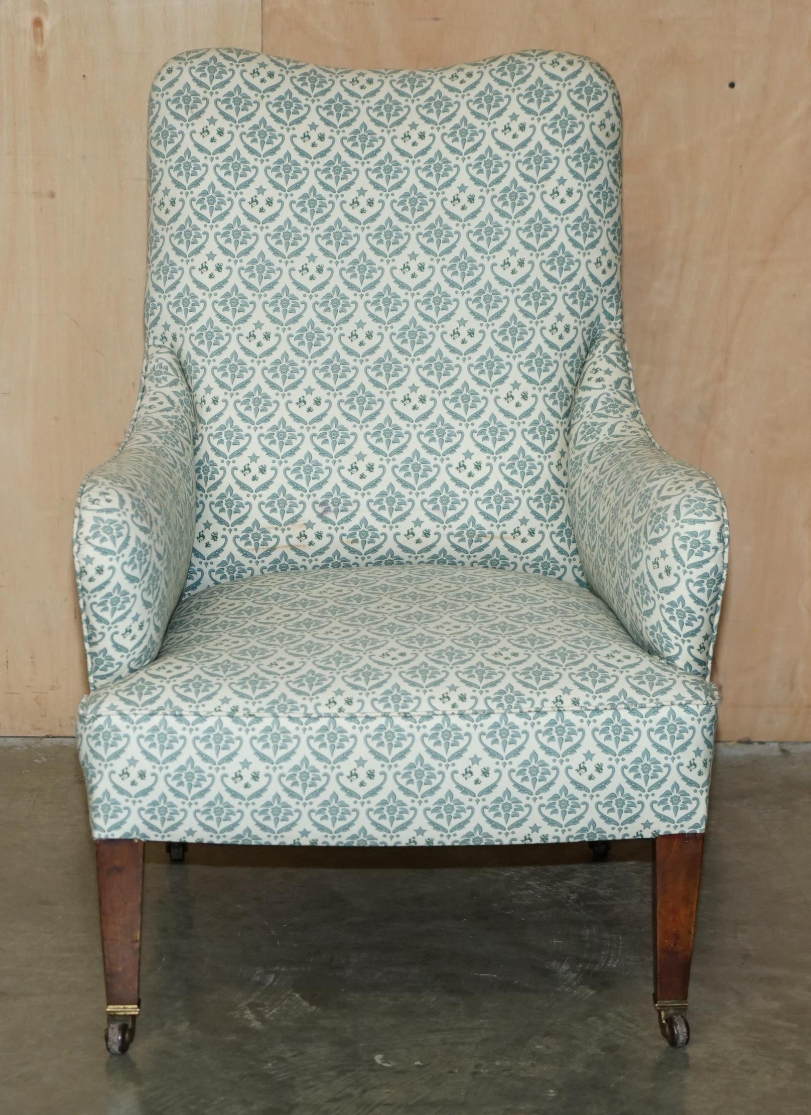 Royal House Antiques

Royal House Antiques is delighted to offer for sale this lovely original circa 1880-1900 Howard & Son’s armchair with period H&S Ticking upholstery  

Please note the delivery fee listed is just a guide, it covers within the