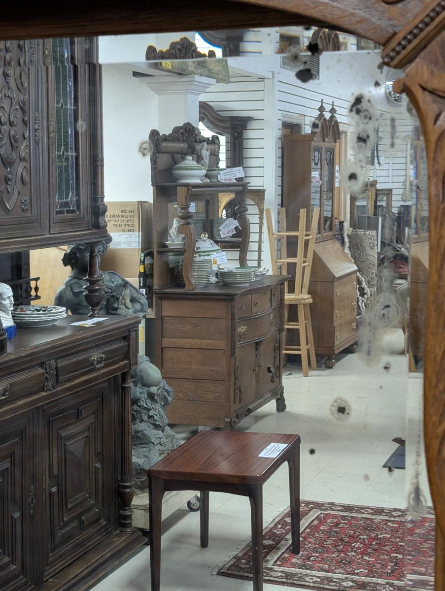 RARE Antique Victorian Windsor Folding Full Size Oak For Sale 5