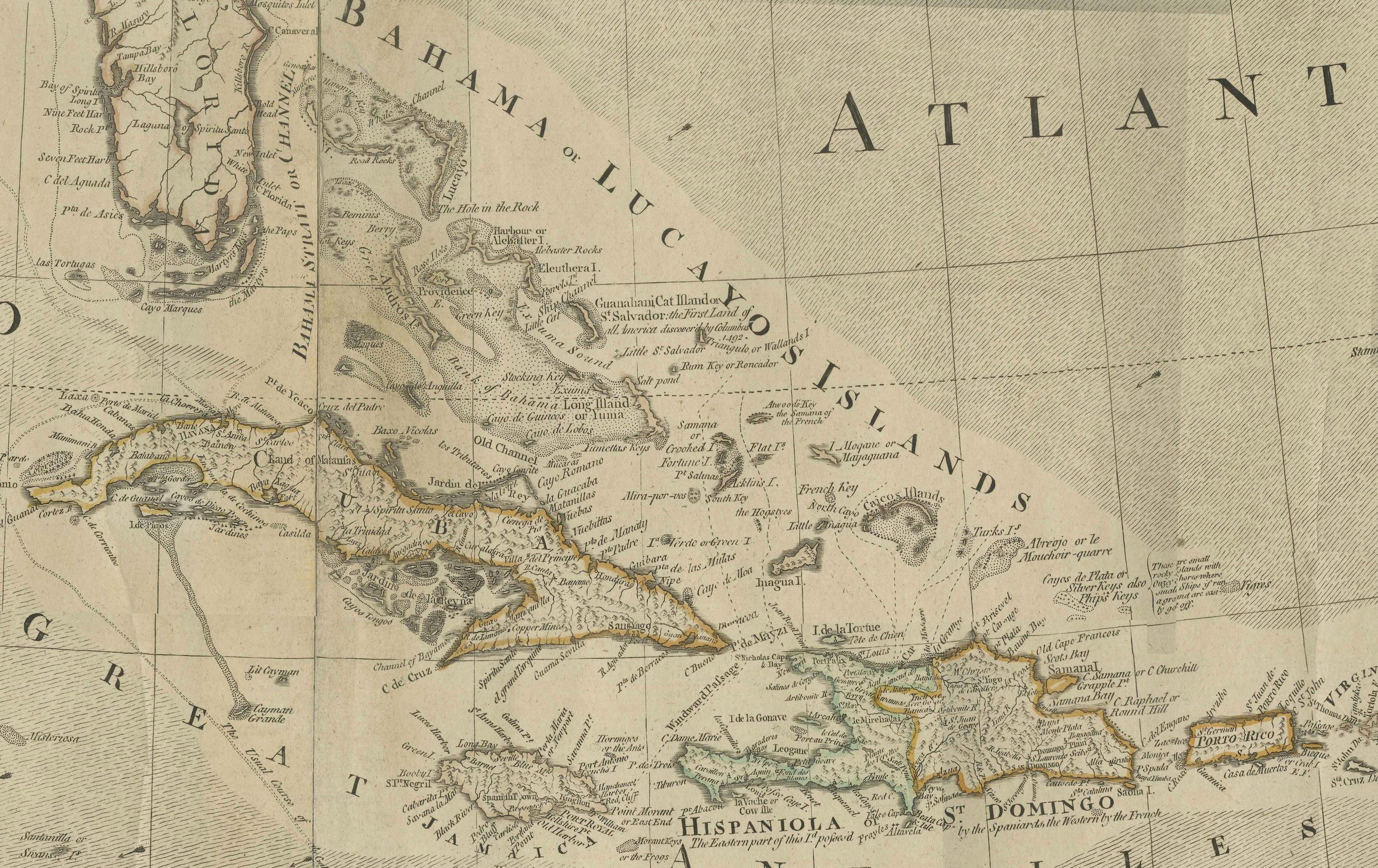 Seltene antike Wandkarte Nordamerikas: Französische und indische Kriegsgrenzen, 1793 (Papier) im Angebot