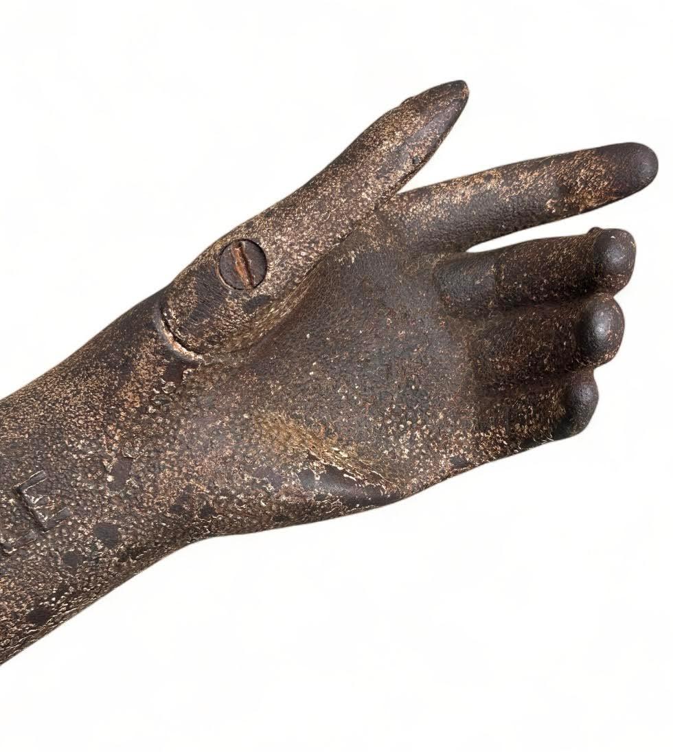 Early 20th Century Rare antique Whistle Soda cast iron advertising shaped display For Sale