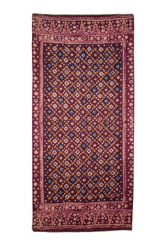 Rare écharpe de tête de cérémonie en soie pour femme (Kiet), Cambodge