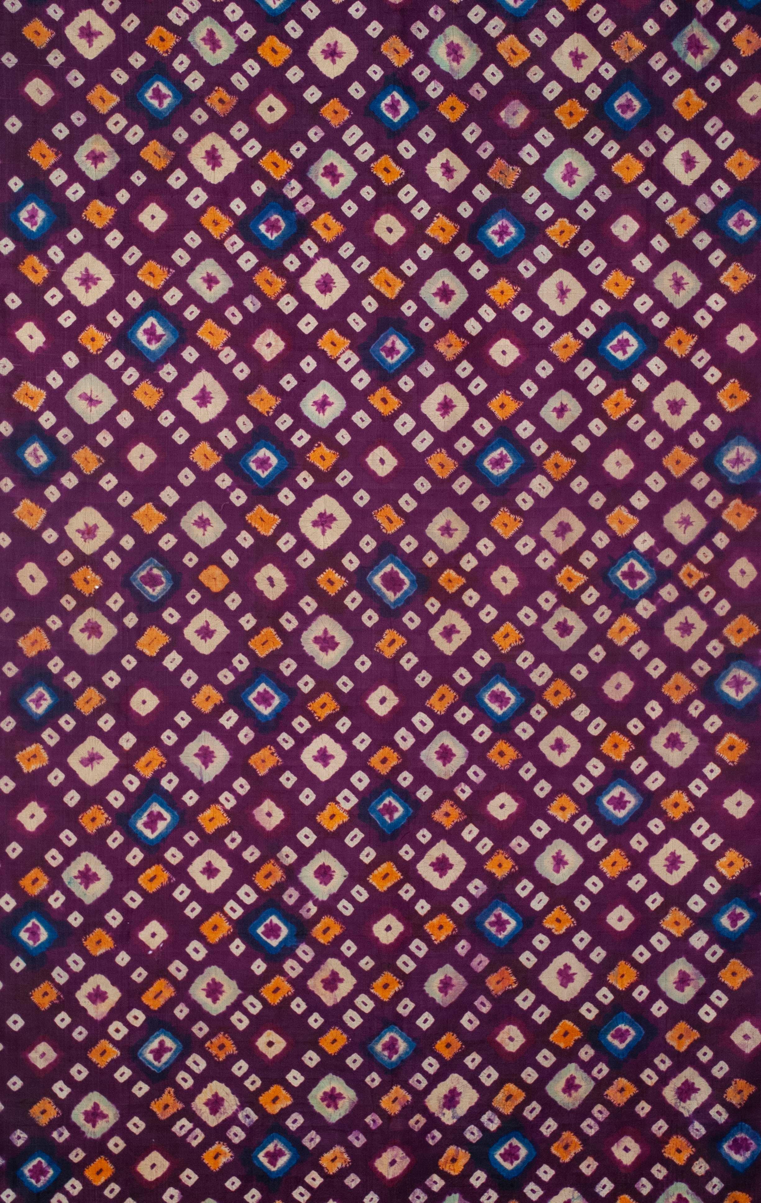 Tribale Raro foulard cerimoniale di seta da donna antico (Kiet), Cambogia in vendita