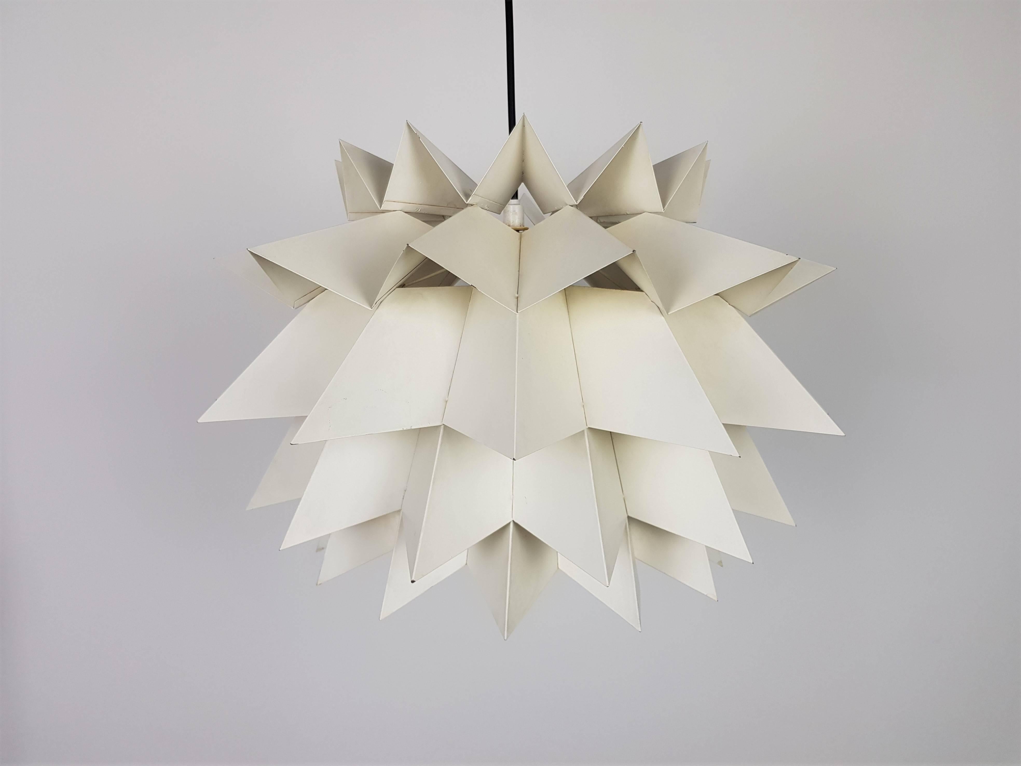 Powder-Coated Rare Anton Fogh Holm & Alfred J Andersen 'Star' Light 'Sydney Light'