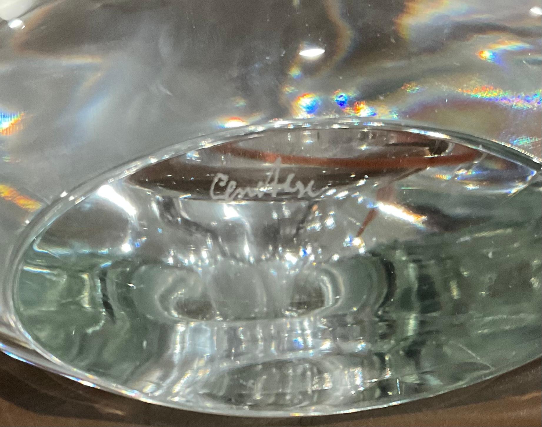 Mid-Century Modern Rare vase en verre de Murano Antonio Da Ros Cenedese Sasso avec décoration intérieure en vente