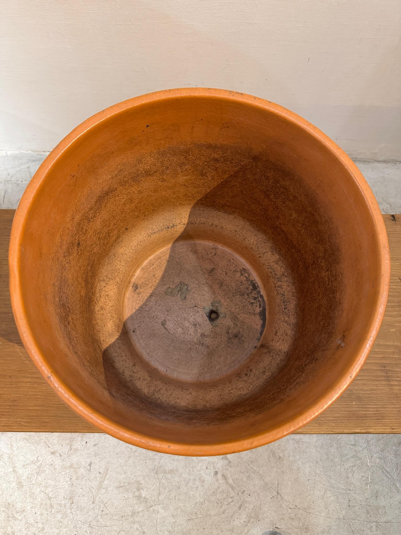 Hand-Crafted Rare Architectural Ceramics Mid-Century Modern Planter, Terracotta, Oakland, CA For Sale