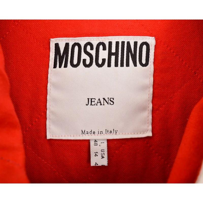 Rare Archival 90s Rave Moschino World Flags Pattern Hood's satin Jacket en vente 2