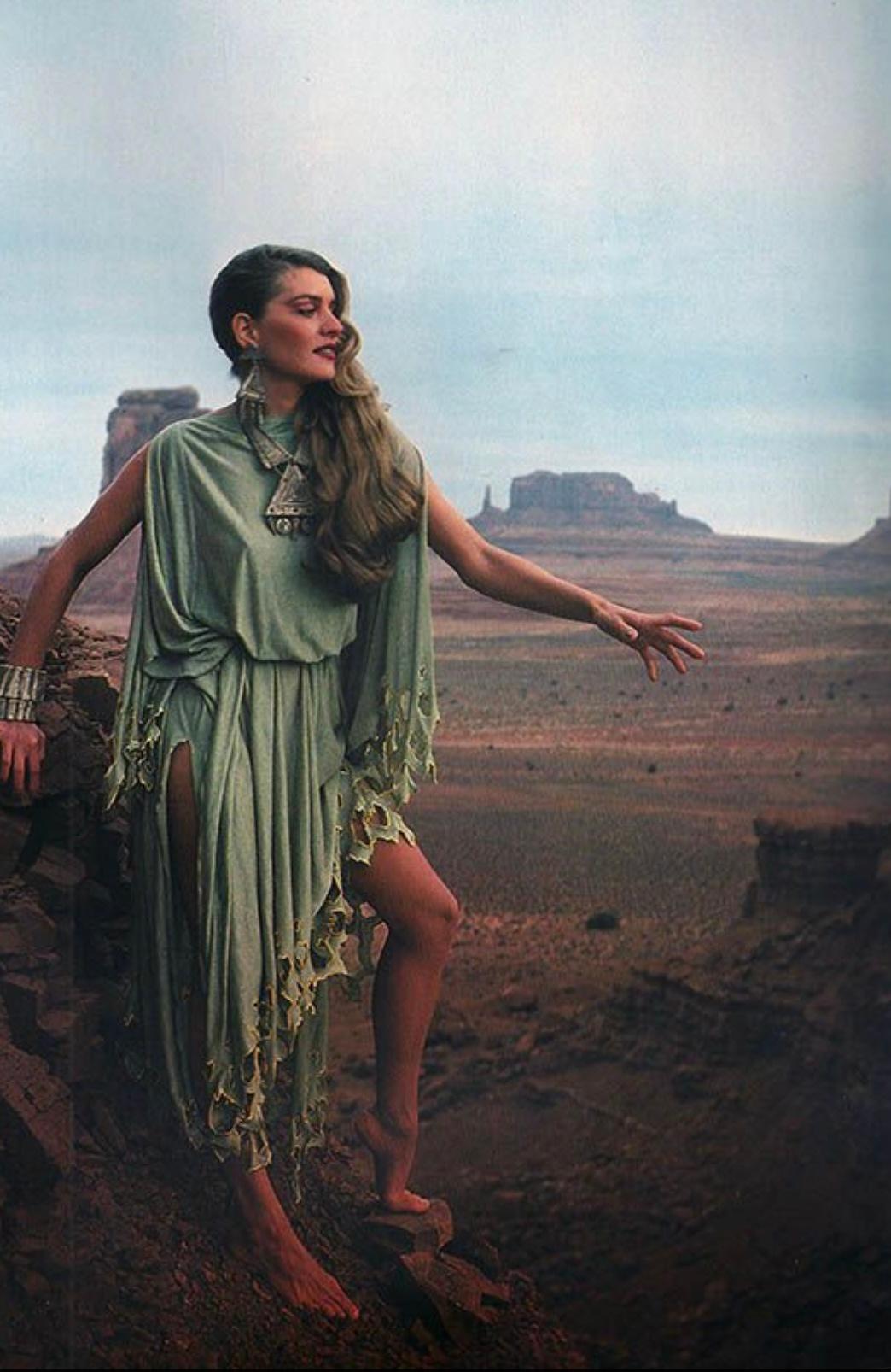 Women's Rare Archival Thierry Mugler Goddess Gown 1979 Eveing Dress For Sale