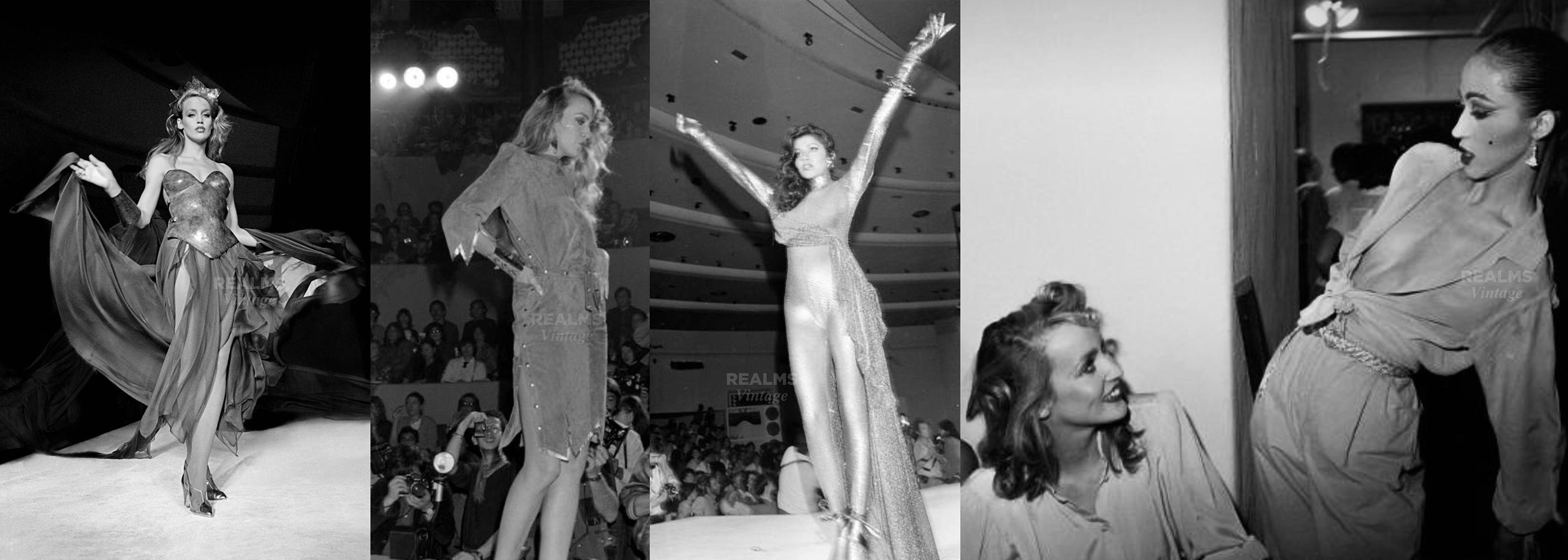 Rare Archival Thierry Mugler Goddess Gown 1979 Eveing Dress For Sale 3