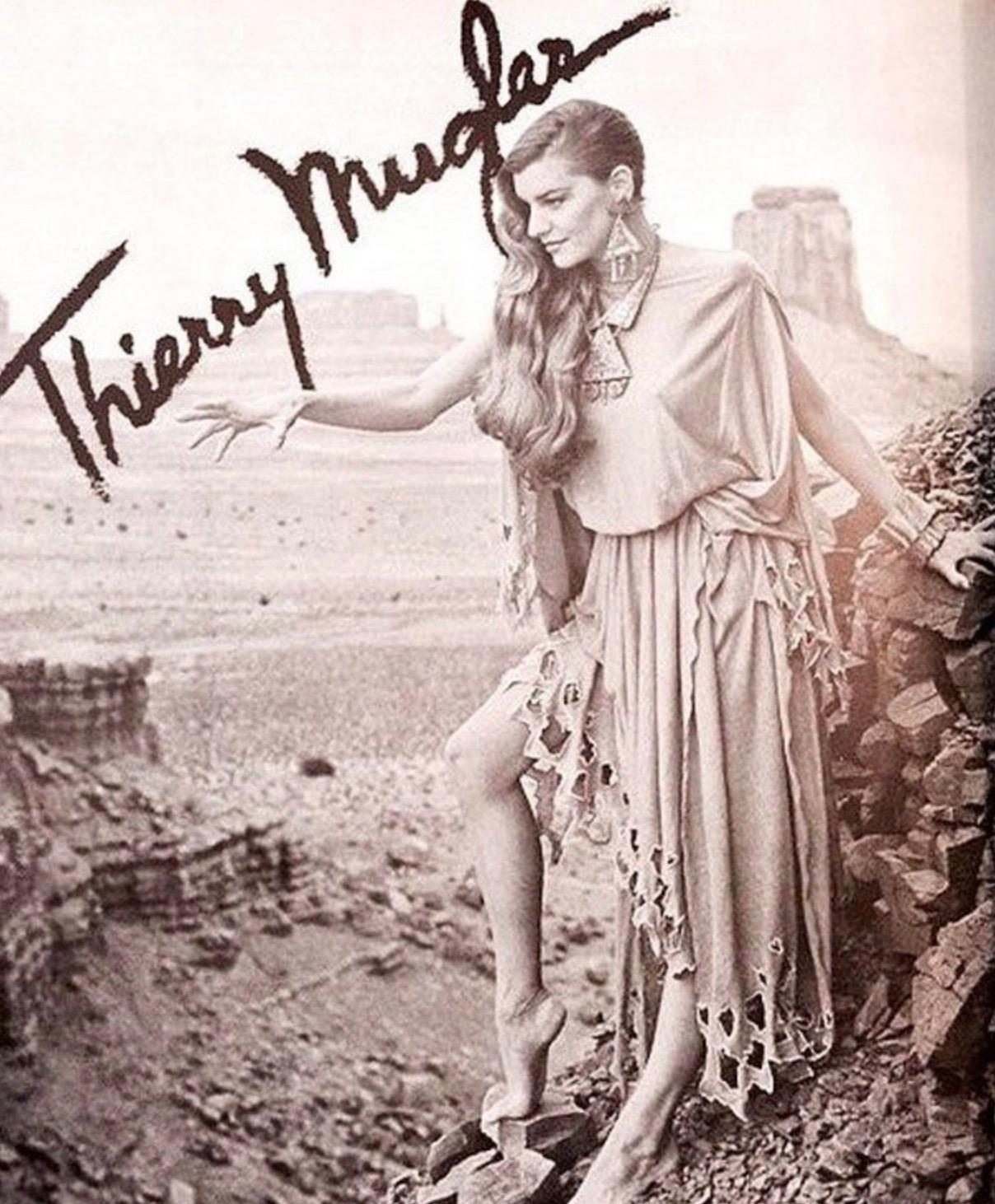 Rare Archival Thierry Mugler Goddess Gown 1979 Eveing Dress For Sale 2