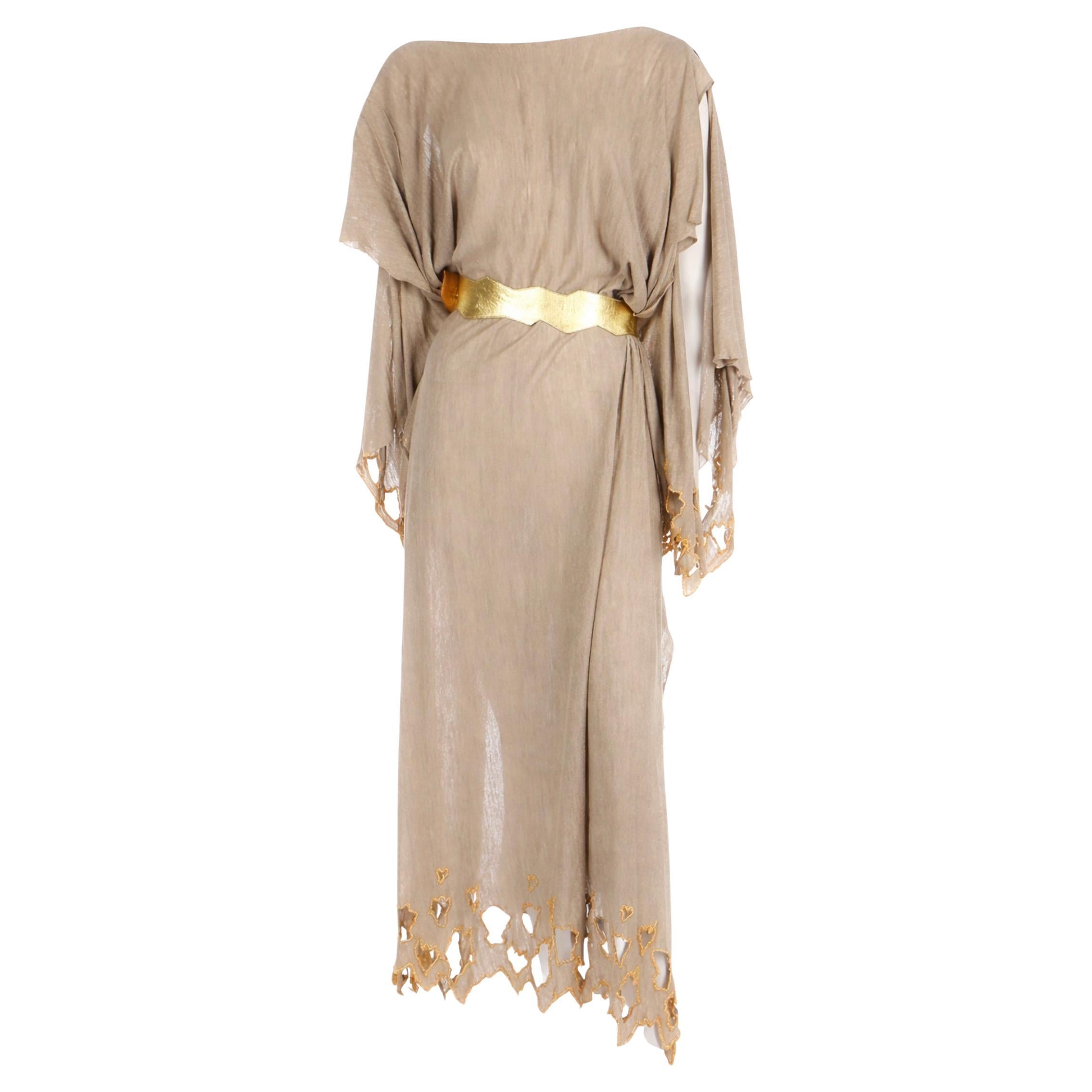 Rare Archival Thierry Mugler Goddess Gown 1979 Eveing Dress