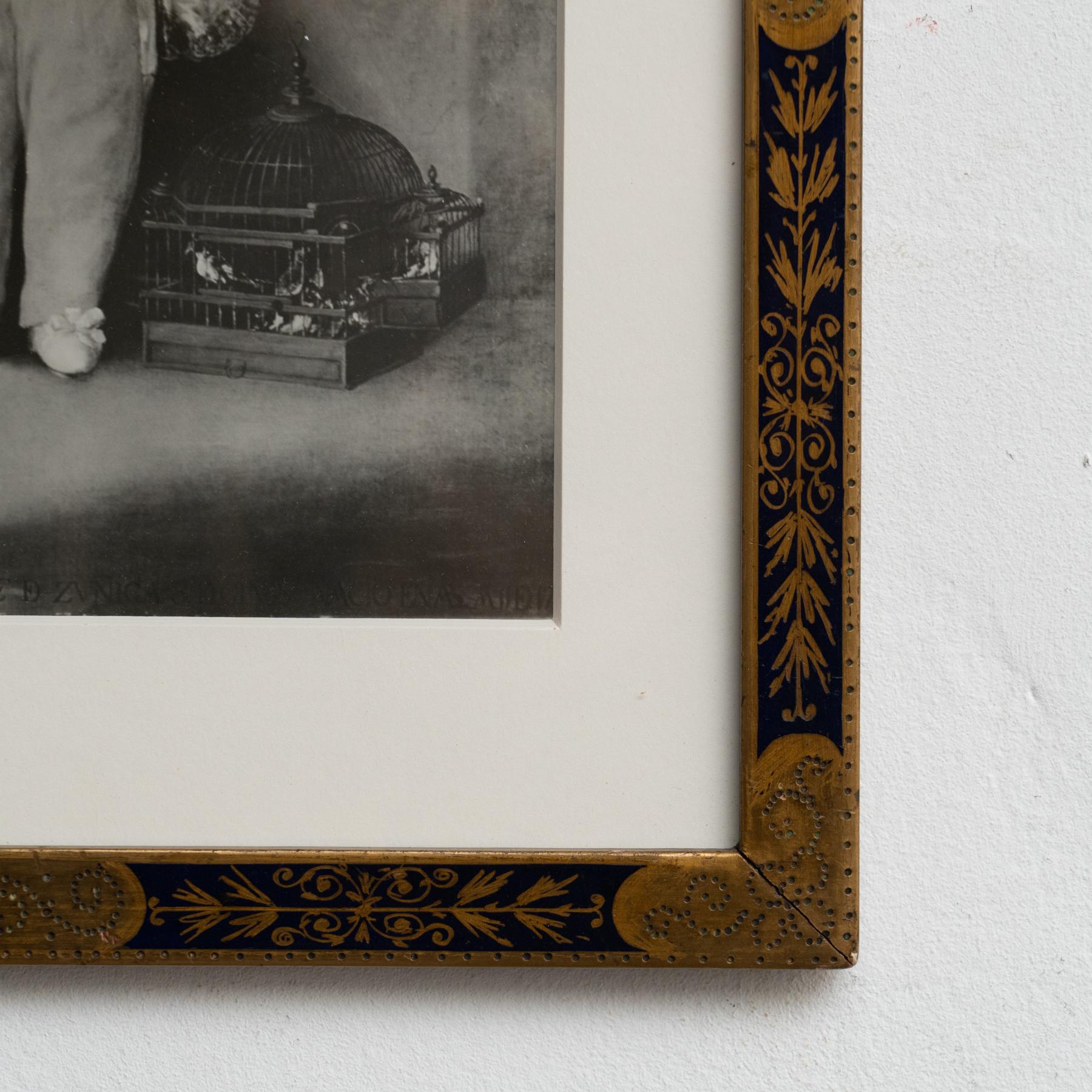Papier Rare photographie d'archive du 