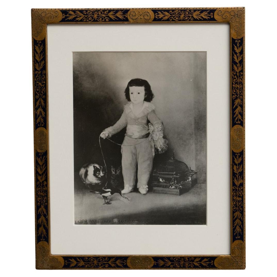 Rare Archive Photography of Goya's "Don Manuel Osorio de Zuñiga" – 1937.