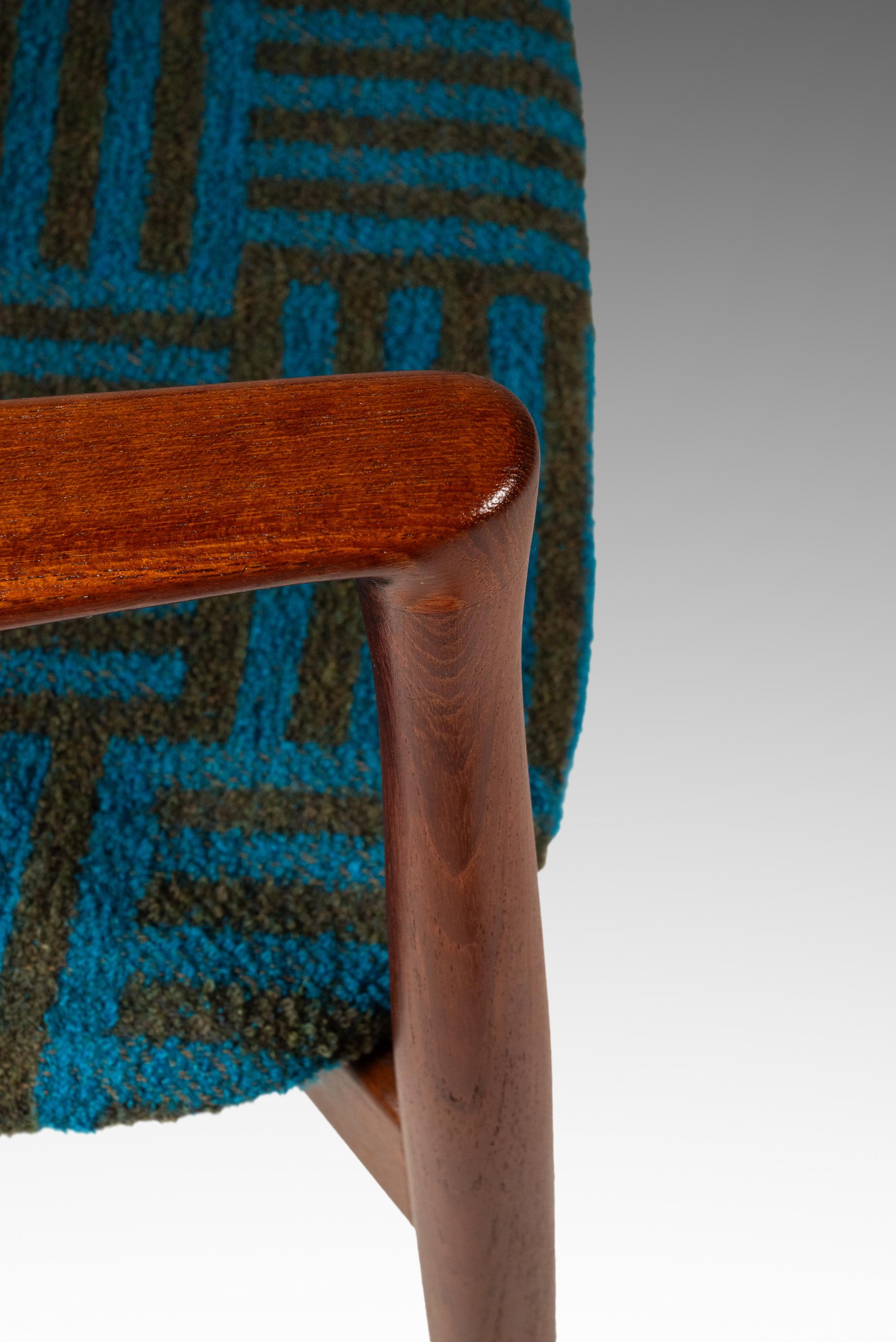 Rara sedia da tavolo e da braccio, Harry Østergaard, Randers Møbelfabrik, Danimarca, anni '60 circa in vendita 9