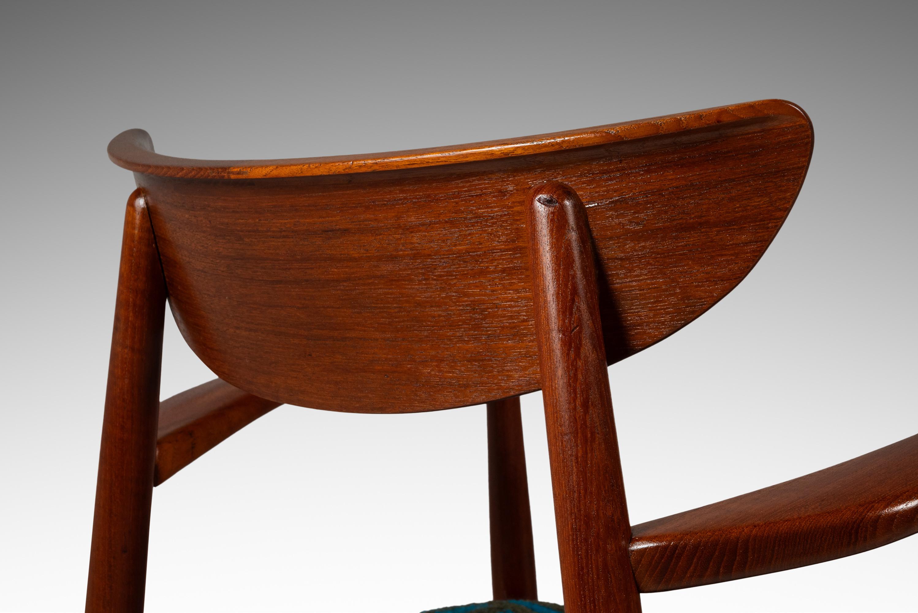 Rara sedia da tavolo e da braccio, Harry Østergaard, Randers Møbelfabrik, Danimarca, anni '60 circa in vendita 2