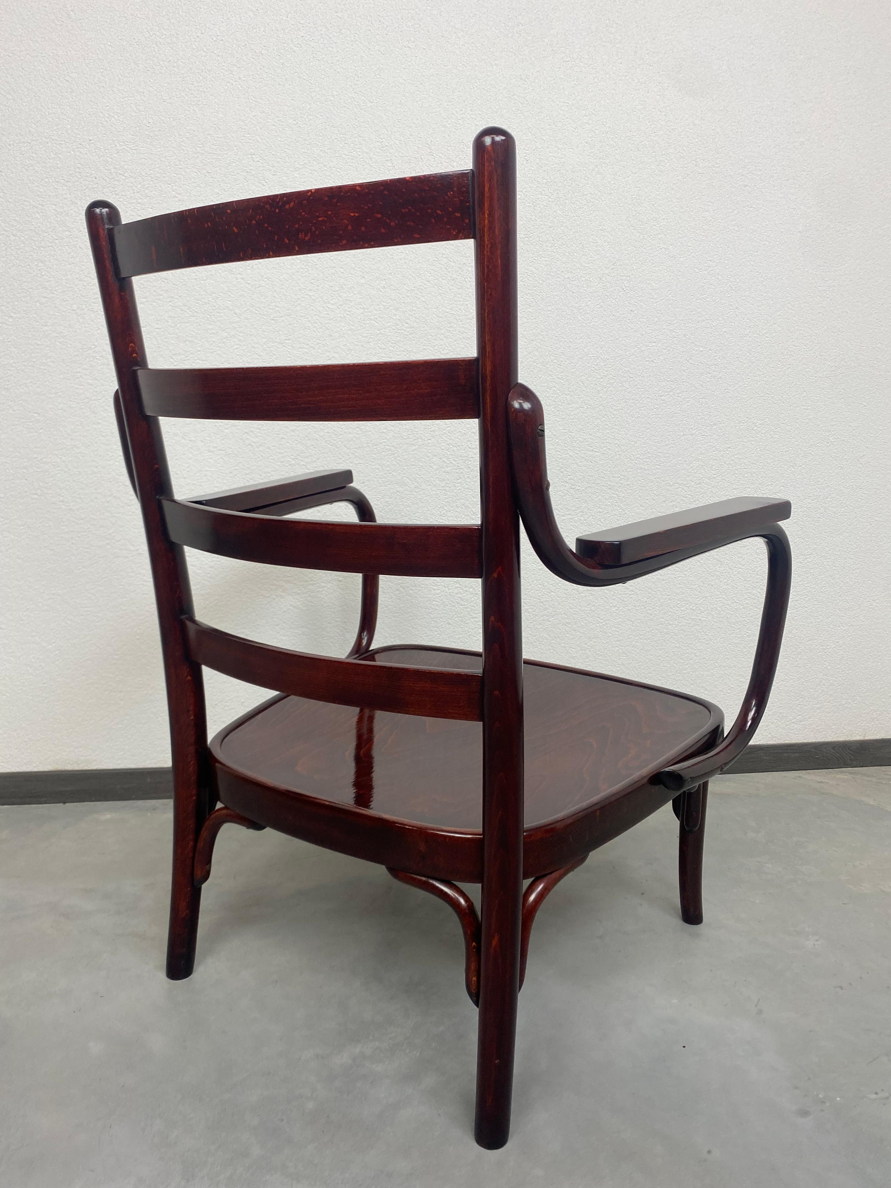 Czech Rare Armchair A 403/F by Adolf Schneck for Thonet For Sale