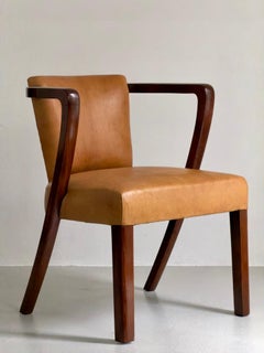 Rare Armchair attributed to Viggo Boesen by Slagelse Møbelværk. Denmark 1940s.
