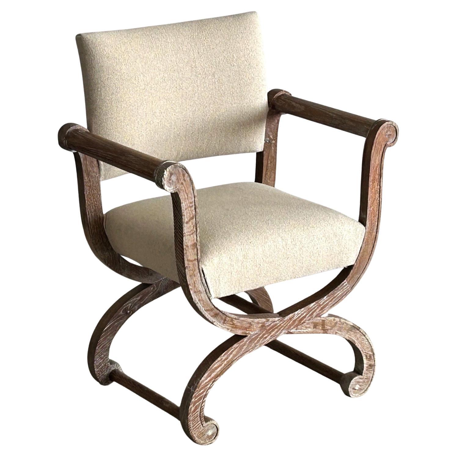 Rare armchair by Felix Davin dating from the 1930s-1940s For Sale