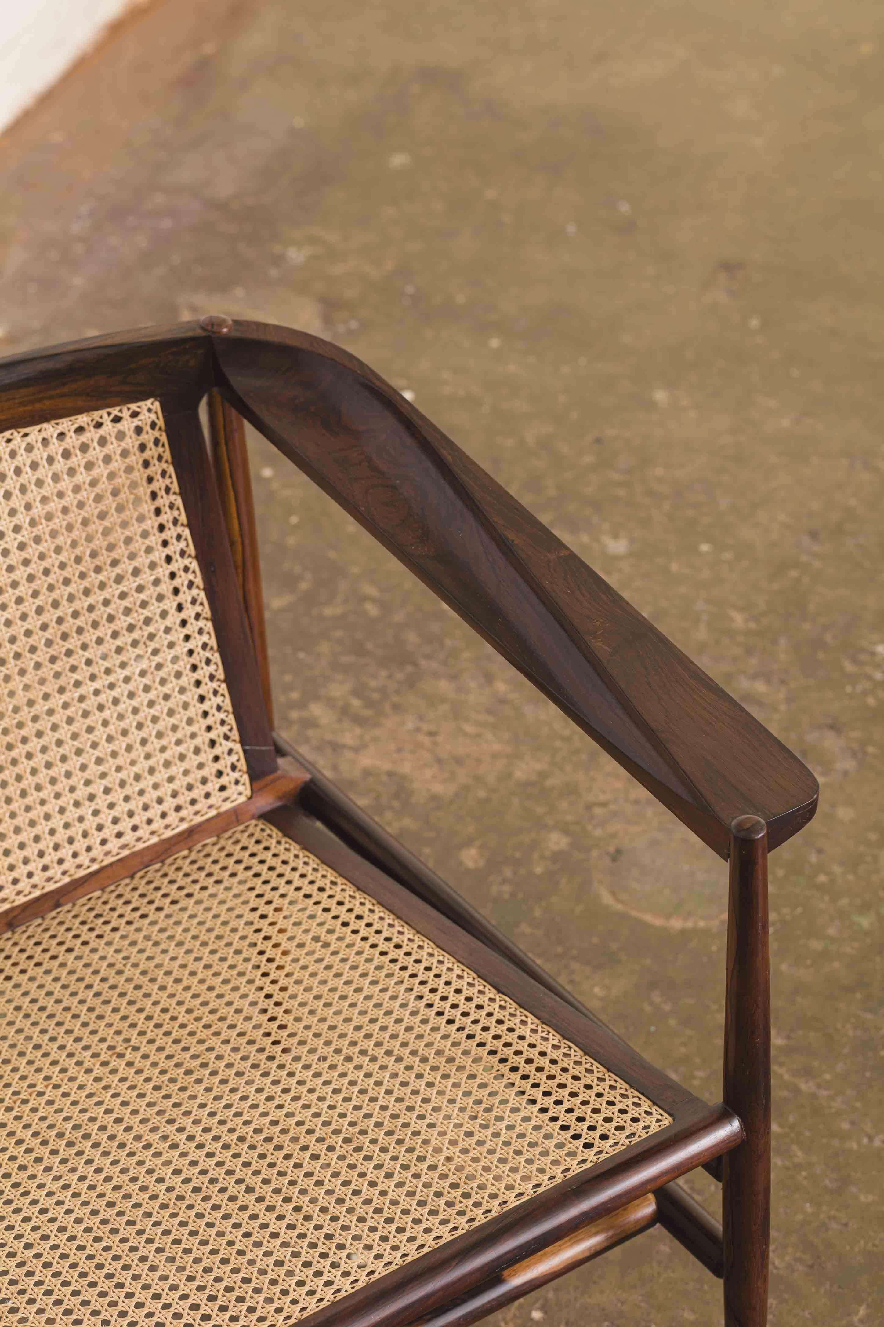 Mid-Century Modern Rare armchair by Joaquim Tenreiro For Sale